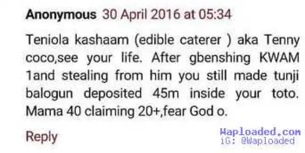 Tiwa Savage & Teebillz